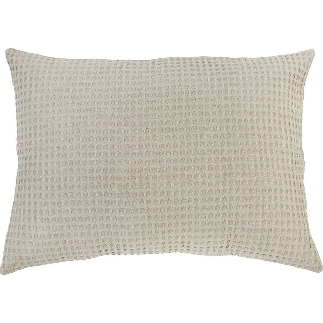 Made of stonewashed cotton, the Zuma features a deep waffle weave and brings amazing texture to your home and bedroom. *It is the nature of the Zuma's weave to constrict in the drying process. This contributes to it's beautiful texture. After machine drying you may stretch the fabric slightly back to its original size. Amethyst Home provides interior design, new home construction design consulting, vintage area rugs, and lighting in the Miami metro area.