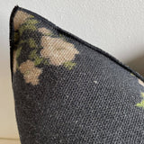 Wabi Sabi French Linen Roses Accent Pillow 20x20