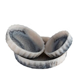 Curvy Edge Grey Bowl Set of 3