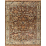 Featuring Bijar Hand-Knotted Rug by Surya at Amethyst Home. Discover the charm of traditional design with the Bijar handmade rug. This product brings an elegant, timeless appeal to any room. Made from wool in India and hand-knotted for durability, this rug features a gorgeous fringe detail that adds a touch of classic sophistication. Despite its no-pile const.  Amethyst Home provides interior design, new home construction design consulting, vintage area rugs, and lighting in the Boston metro area.