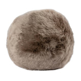 Long Wool Sheepskin Ball Cushion