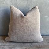 100% Pure Hemp Pillow with Down Feather Insert in Ecorcé 22x22