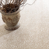 Beige Cheetah Custom Rug