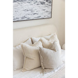 Jemina Feather Gray Pillow | ready to ship!