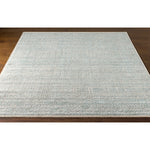 Add an elegant touch to any space with this hand-knotted Nobility Blue / Grey Rug. Its blend of wool and viscose is ultra soft and smooth, while its timeless ornate motif with modern lines create an exquisite, timeless piece. Enjoy its high-low characteristics and luxurious feel to add a touch of sophistication to your home that fits any lifestyle. Amethyst Home provides interior design, new construction, custom furniture, and area rugs in the Palm Beach metro area