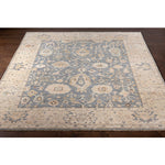 Experience the unique warmth and vintage charm of the Normandy Hand-Knotted Rug. Crafted with traditional Ushak patterns, this rug will become a timeless centerpiece in any setting. Its versatile palette and antique wash add an effortless elegance, making it a perfect addition to any home. Amethyst Home provides interior design, new construction, custom furniture, and area rugs in the Phoenix metro area