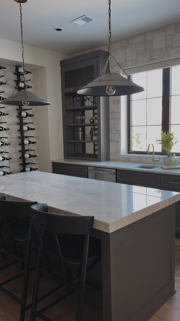 A solid oak counter stool defined by tapered legs and framing gives an updated look to the classic whistler chair. Finished with a paper rush wrapped detail on the back.BarOverall Dimensions: 19.25"w x 22.25"d x 42.75"hWeight: 23.70 lbsCounterOverall Dimensions: 19.50"w x 22.25"d x 38.75"hWeight: 21.61 lbsMaterials : Rush, Solid Oak Amethyst Home provides interior design, new home construction design consulting, vintage area rugs, and lighting in the Nashville metro area.