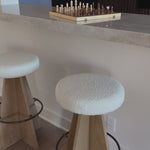 A gorgeous silhouette -- the Damon stool is an Amethyst fave. Amethyst Home provides interior design, new home construction design consulting, vintage area rugs, and lighting in the Seattle metro area.