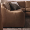 A fresh take on the classic recliner sectional. Customize your comfort level with the push of hidden buttons with pieces in our Power Motion collection. Made from caramel top-grain leather. Includes 9'5" power cord. There is a six-motor maximum per power outlet. Each motor comes with a two-year warranty.Overall Dimensions: 215.50"w x 41.00"d x 37. Amethyst Home provides interior design, new home construction design consulting, vintage area rugs, and lighting in the Monterey metro area.
