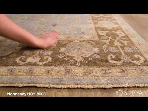 Normandy Cream / Powder Hand-Knotted Rug