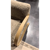 Burke Taupe Shearling Chair