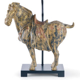Dynasty Horse Table Lamps Pair - Amethyst Home