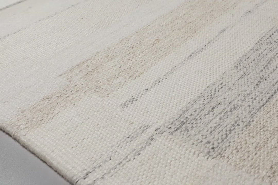 Hand-woven in India with a luxurious blend of wool, cotton, viscose, viscose from bamboo, chenille, acrylic and linen, this calming collection of contemporary neutral tones will add balance and warmth to any space.  Hand Woven 25% Wool | 20% Cotton | 18% Viscose from Bamboo | 21% Viscose | 8% Chenille | 5% Acrylic | 3% Linen India EVE-03 Ivory/Beige