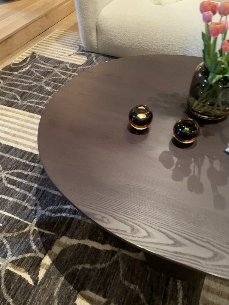 Olive Coffee Table Fumed in Ash