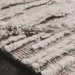 A nod to timeless Moroccan style, the Khalid Collection is hand-knotted in India by skilled artisans. The soft pile features 100% natural, undyed wool, lending slight variations in tones that make each piece it's own. Plus, each rug is finished with a thoughtfully designed fringe.  Hand-Knotted 100% Wool KF-07 Ivory/Taupe