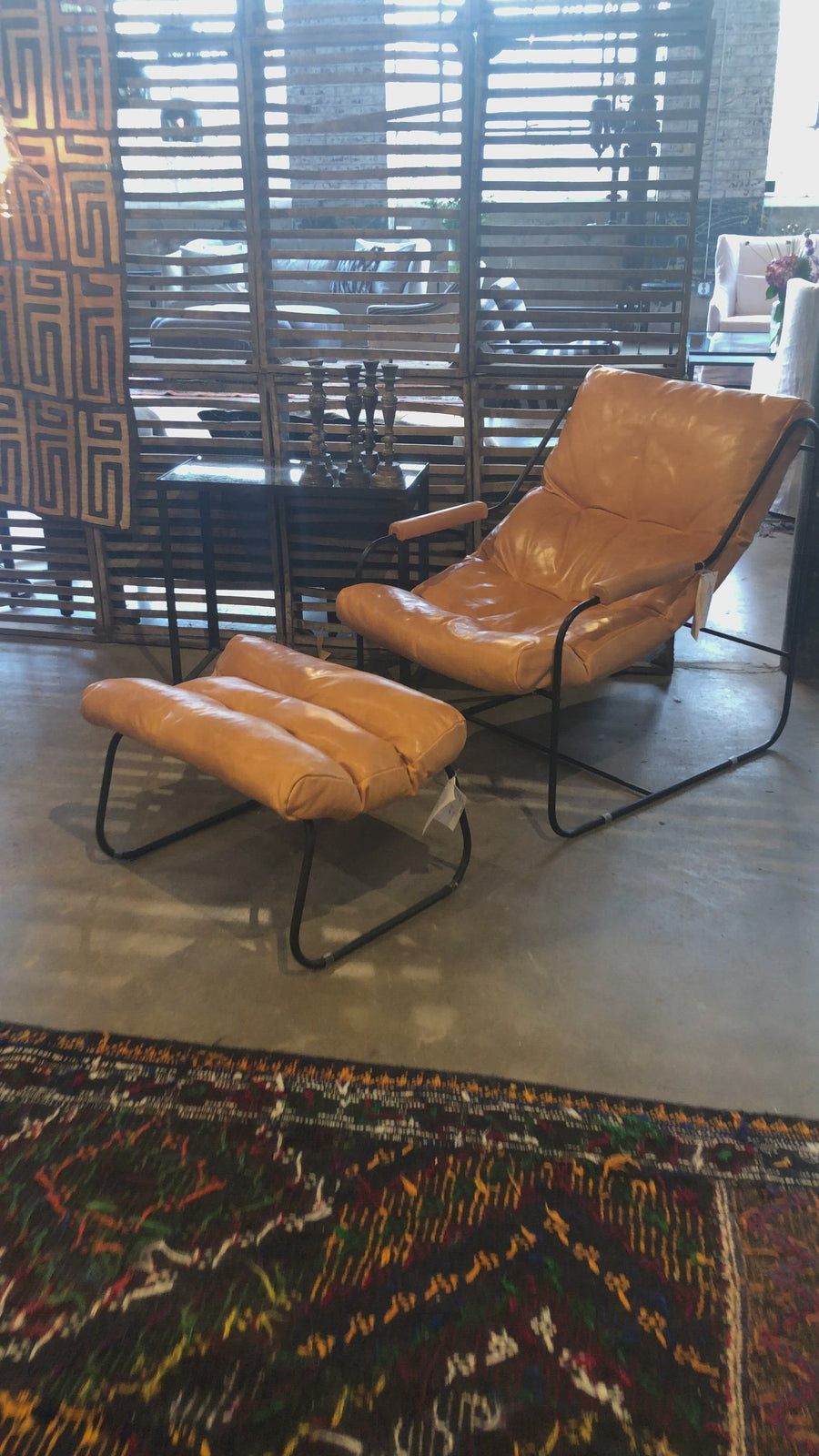 Brando Leather Chair Set