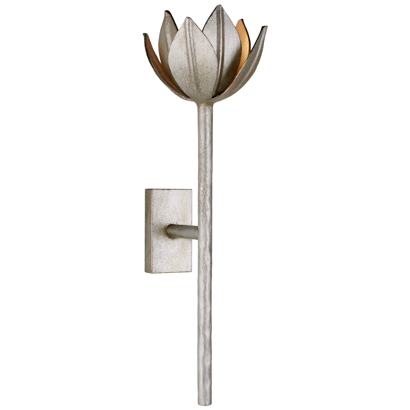 The Alberto Medium Sconce is yet another elegant, fun addition to the Alberto Family. We would love to see this in a bathroom, hallway, or other area needing some spunky light  Designer: Julie Neill
