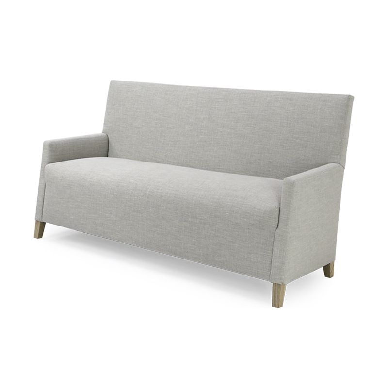 We love the high back of this Alois Dining Banquette from Verellen. This durable, lifelong piece comes standard with:  Tight Seat and Tight Back  Double Needle  Upholstered and Slipcover Available Foam Down Seat Construction Optional: – Upholstered Leg – Casters