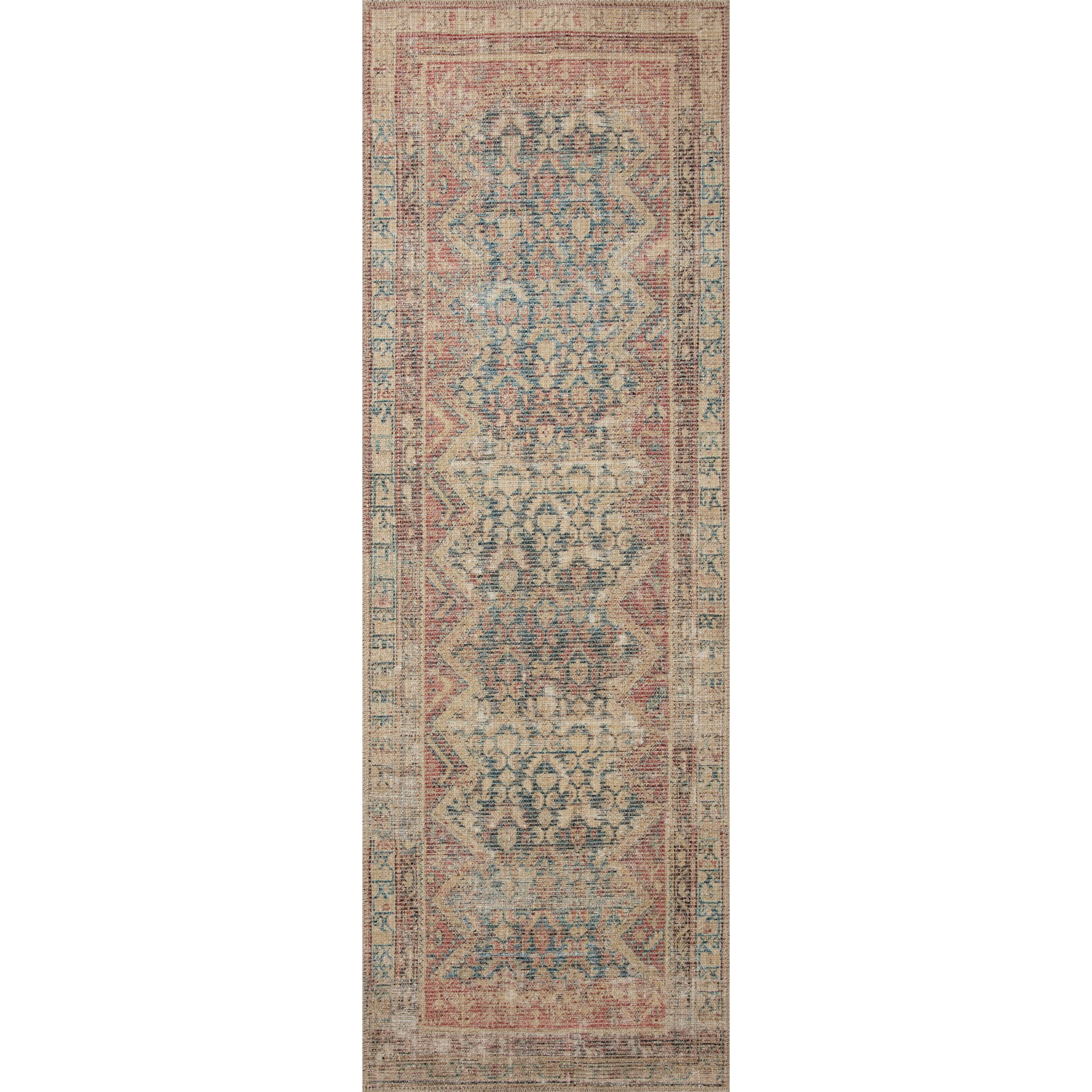 Featuring Angela Rose x Loloi Aubrey Ocean / Spice Rug by Loloi at Amethyst Home. The Angela Rose x Loloi Aubrey Ocean / Spice rug is the vintage-inspired area rug that makes visitors do double takes. The distressed pattern is printed with uncanny precision, while the ombre-fading and warm palette create an inviting, lived-in look. This is an incredibly versatile rug for busy living rooms,. Amethyst Home provides interior design services, furniture, rugs, and lighting in the Scottsdale metro area.