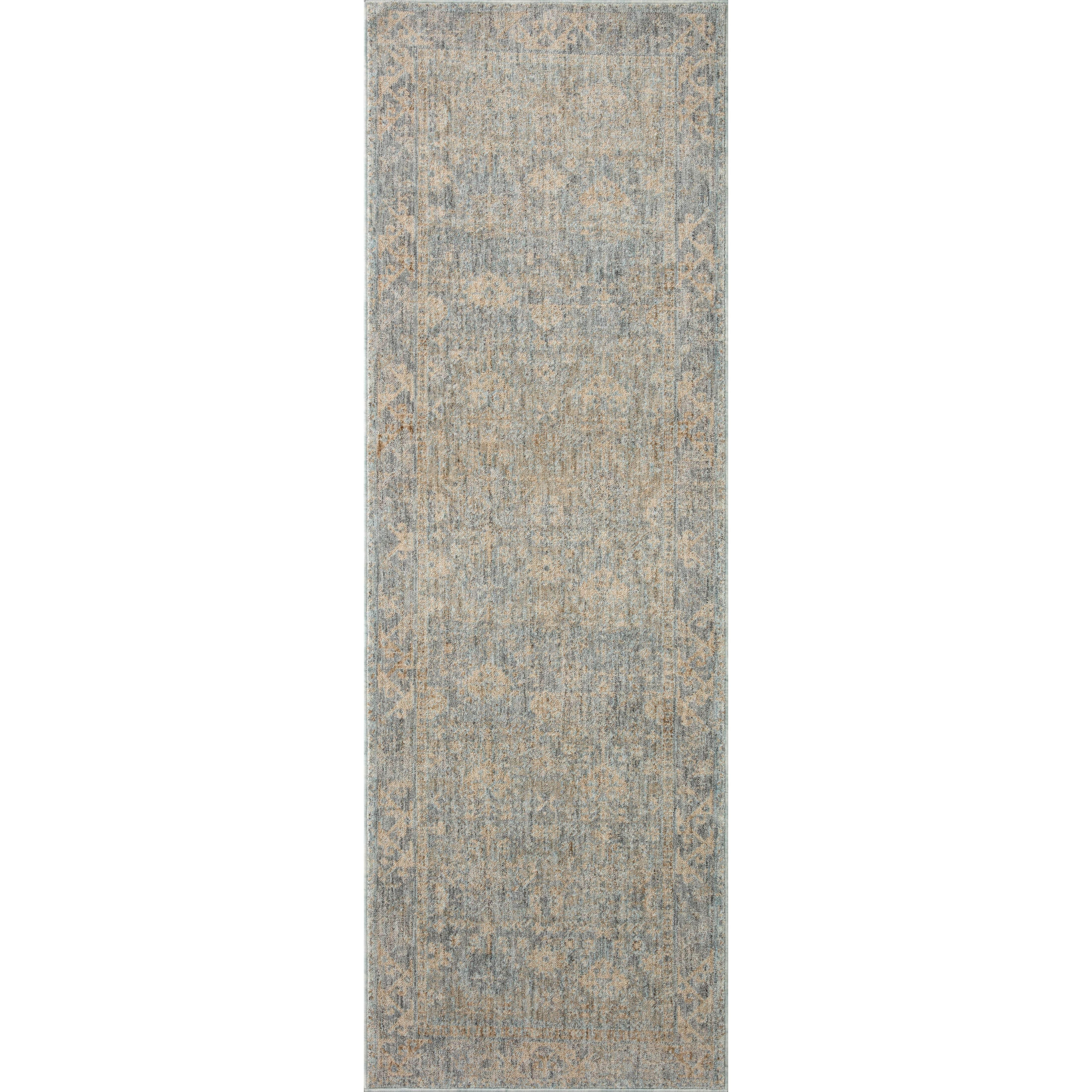 The Angela Rose x Loloi Blake BLA-01 Sky / Beige rug features traditional motifs that have softened into the background, making it an effortless neutral in any room. Muted earth-toned palettes complement a range of furniture, while subtle cream-colored fringe at the edges add texture and framing. Amethyst favorite! Amethyst Home provides interior design services, furniture, rugs, and lighting in the Seattle metro area.