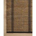 The Angela Rose x Loloi Colton CON-01 Natural / Black rug is a new take on the staple jute rug, blended with cotton for added softness. In a range of linear designs in modern earth tones, Colton can add visual interest to a room or serve as a gently textured neutral. Amethyst favorite! Amethyst Home provides interior design services, furniture, rugs, and lighting in the Portland metro area.