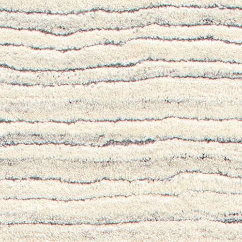Inspired by substrate layers of sandstone sediments that chronicle the millennia, this luxurious, irregularly striped wool rug will stand the test of time. The subtle degradations of a natural undyed fleece pile enhance the finely observed irregular striping in a softly mineral palette. The subtle beauty of the higher sheared tufts emphasizes the contrast of the densely looped stripes. Amethyst Home provides interior design, new construction, custom furniture, and area rugs in the Laguna Beach metro area.