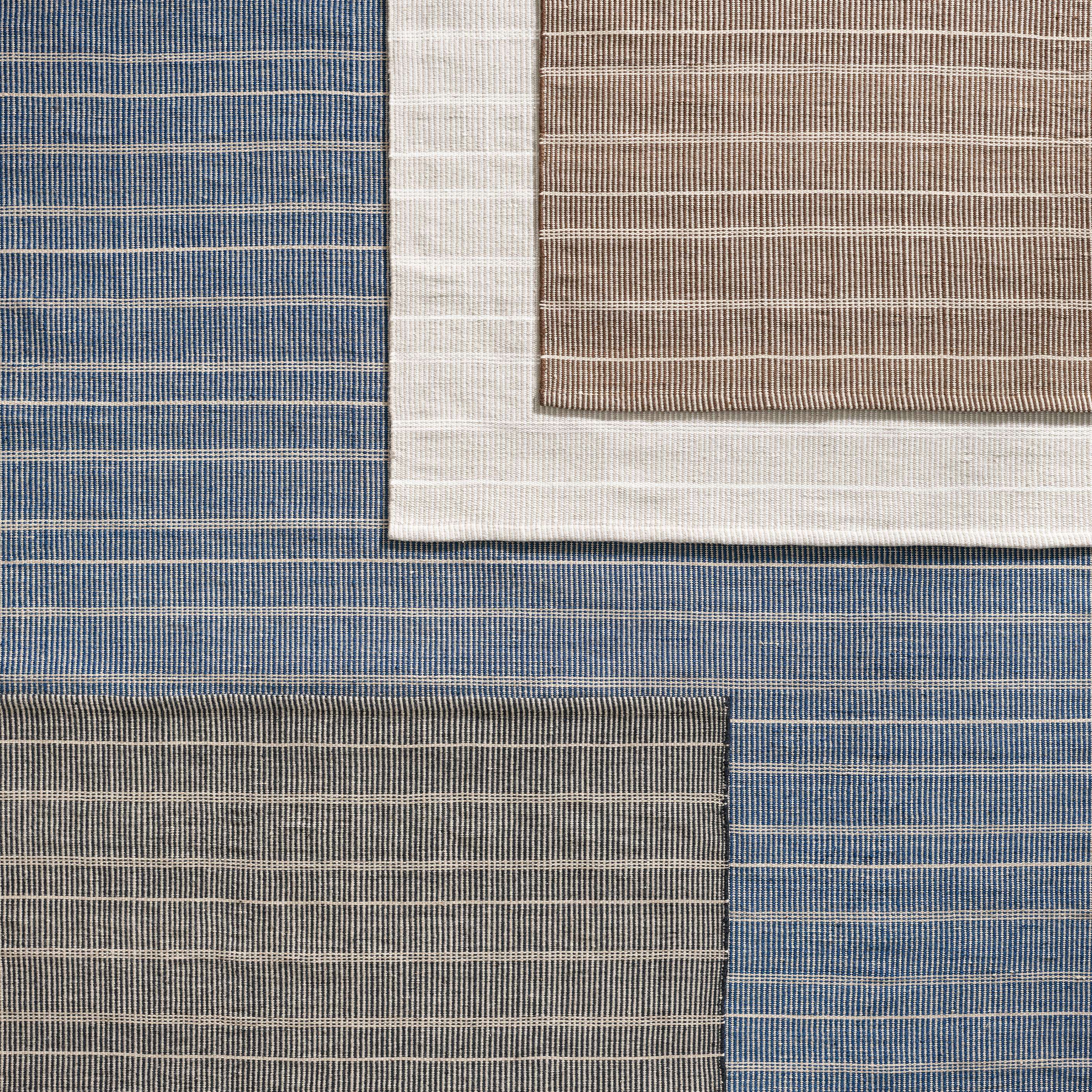 Part of our Designer Favorites collection of go-to rugs in timeless styles and a variety of durable constructions.<br><br>Part of our Bunny Williams collection, this delicately striped, dark brown indoor/outdoor rug was inspired by an antique rug sample from the designer's own personal collection. Due to the handmade nature of this area rug, variations in color are expected. Amethyst Home provides interior design, new construction, custom furniture, and area rugs in the Salt Lake City metro area.