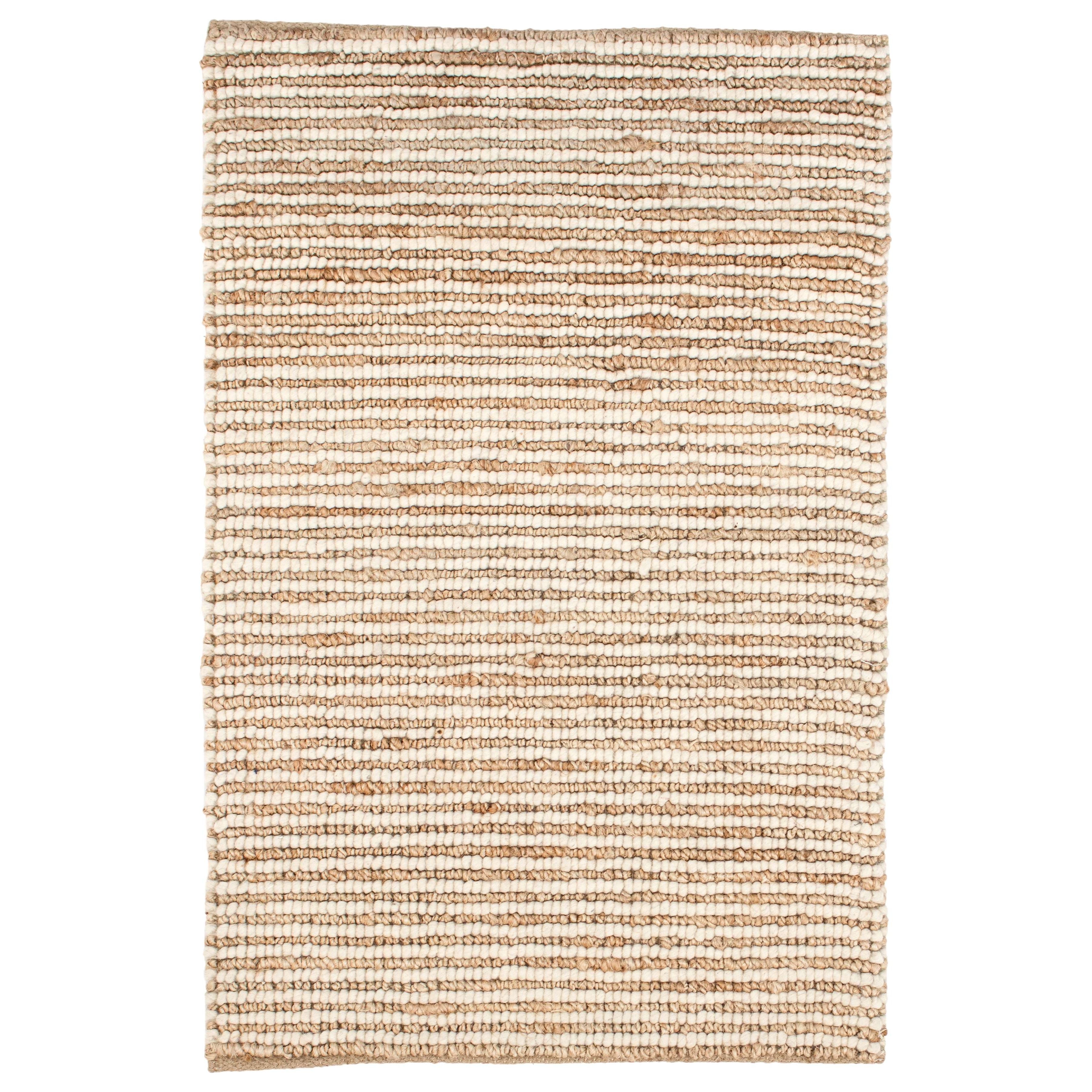 Like stripes of bark layered with ivory this rug brings rustic earthy charm to any interior. Low profile with dramatic texture in hardworking naturally colored jute for durability and ivory wool for warmth, Twiggy can grace any room with natural, understated style. From our <a href="/c/bunny-williams-rugs">Bunny Williams collection</a>. Amethyst Home provides interior design, new construction, custom furniture, and area rugs in the Tampa metro area.