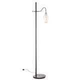 The Aurora Lamp from Cisco Brothers adds a chic light to any room. Each lamp is hand blown glass and can vary up to 1" in size. The light fixture can be height adjusted upon the metal rod to fit right where you need it. The lamp can come in a globe, bailey medium lamp, or bailey small lamp.