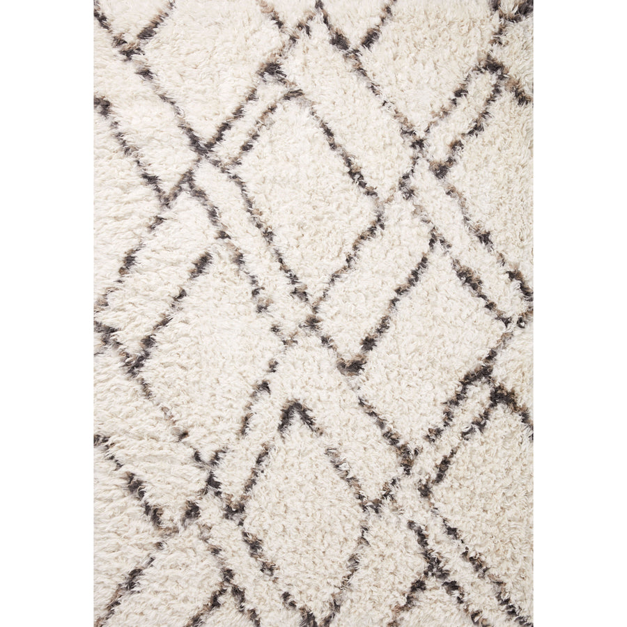 Angela Rose x Loloi Amira Ivoire / Tapis Écorce