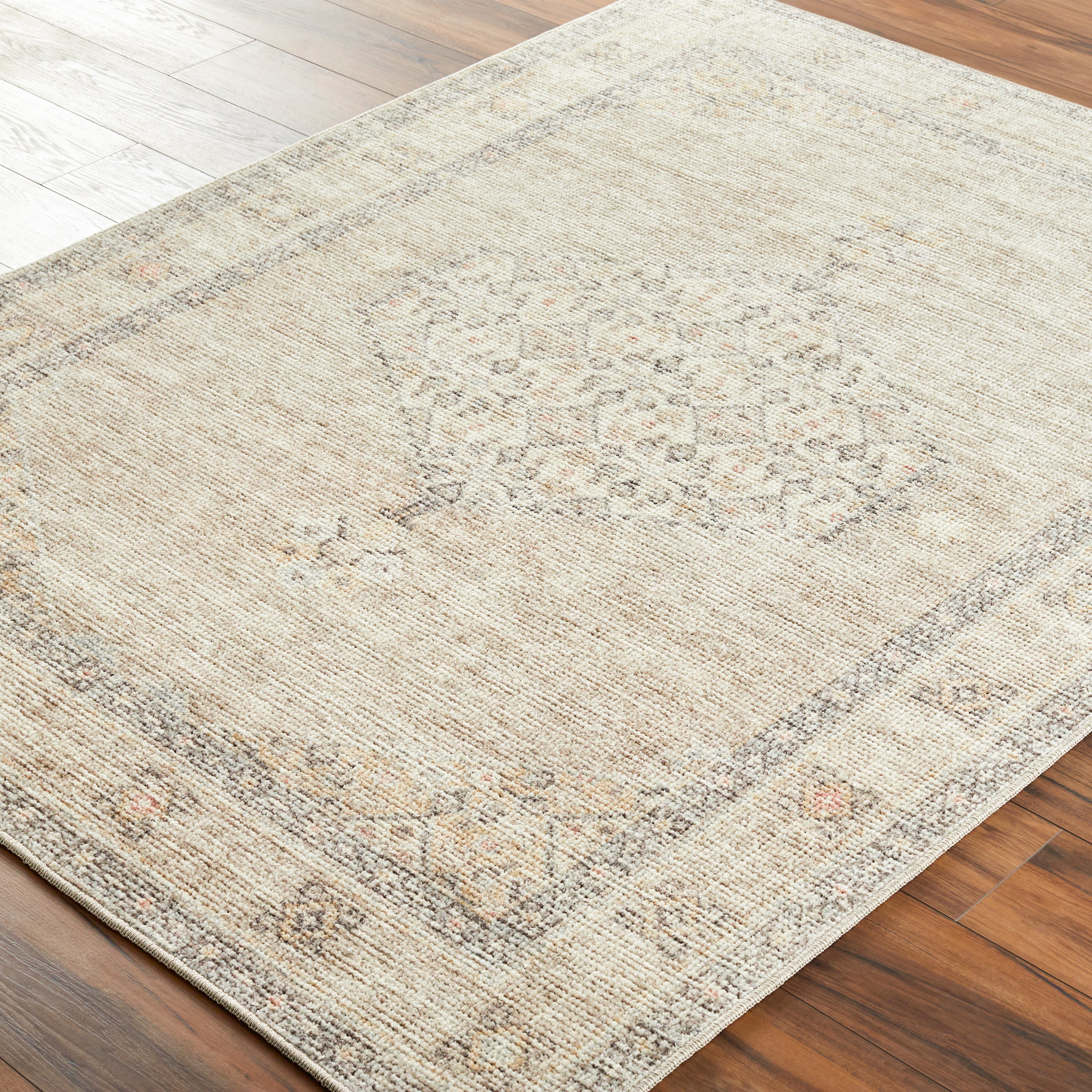 Brought to you by Becki Owens x Surya, the Lila Off White medallion area rug combines rich, detailed design with warm soft neutrals and tones to create an inviting space that will always feel familiar. Amethyst Home provides interior design, new construction, custom furniture, and area rugs in the Miami metro area.