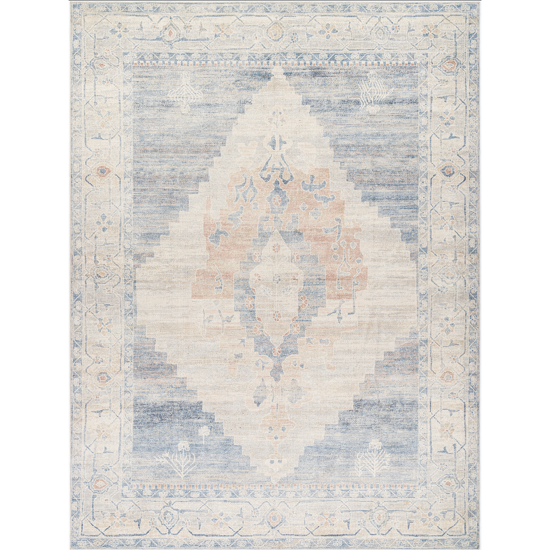 The Luca Pewter Medallion Rug from Becki Owens x Surya is a vintage inspired collection full of rich design and subtle versatile colors that will bring a curated and collected feel to any room. Amethyst Home provides interior design, new construction, custom furniture, and area rugs in the Kansas City metro area.