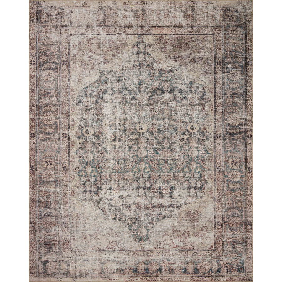 Amber Lewis x Loloi Georgie Lagoon / Beige Rug