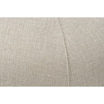 Linen Coin Sofa - Amethyst Home 60" Diameter x 39" high, 20.5" seat height
