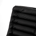 Featuring Malibu Desk Chair - Rider Black by Four Hands at Amethyst Home. Paired back and fashion-forward, this minimalist Malibu Desk Chair in black top-grain leather offers maximum comfort. Inspired by workspaces of the ‘50s and ‘60s. Stainless steel casters make for stylish ease in the workplace. Height not adjustable.
Overall Dimensions: 20.75"W x 26.25".  Amethyst Home provides interior design, new home construction design consulting, vintage area rugs, and lighting in the Seattle metro area.