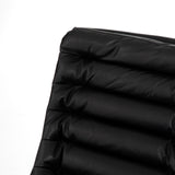 Featuring Malibu Desk Chair - Rider Black by Four Hands at Amethyst Home. Paired back and fashion-forward, this minimalist Malibu Desk Chair in black top-grain leather offers maximum comfort. Inspired by workspaces of the ‘50s and ‘60s. Stainless steel casters make for stylish ease in the workplace. Height not adjustable.
Overall Dimensions: 20.75"W x 26.25".  Amethyst Home provides interior design, new home construction design consulting, vintage area rugs, and lighting in the Seattle metro area.