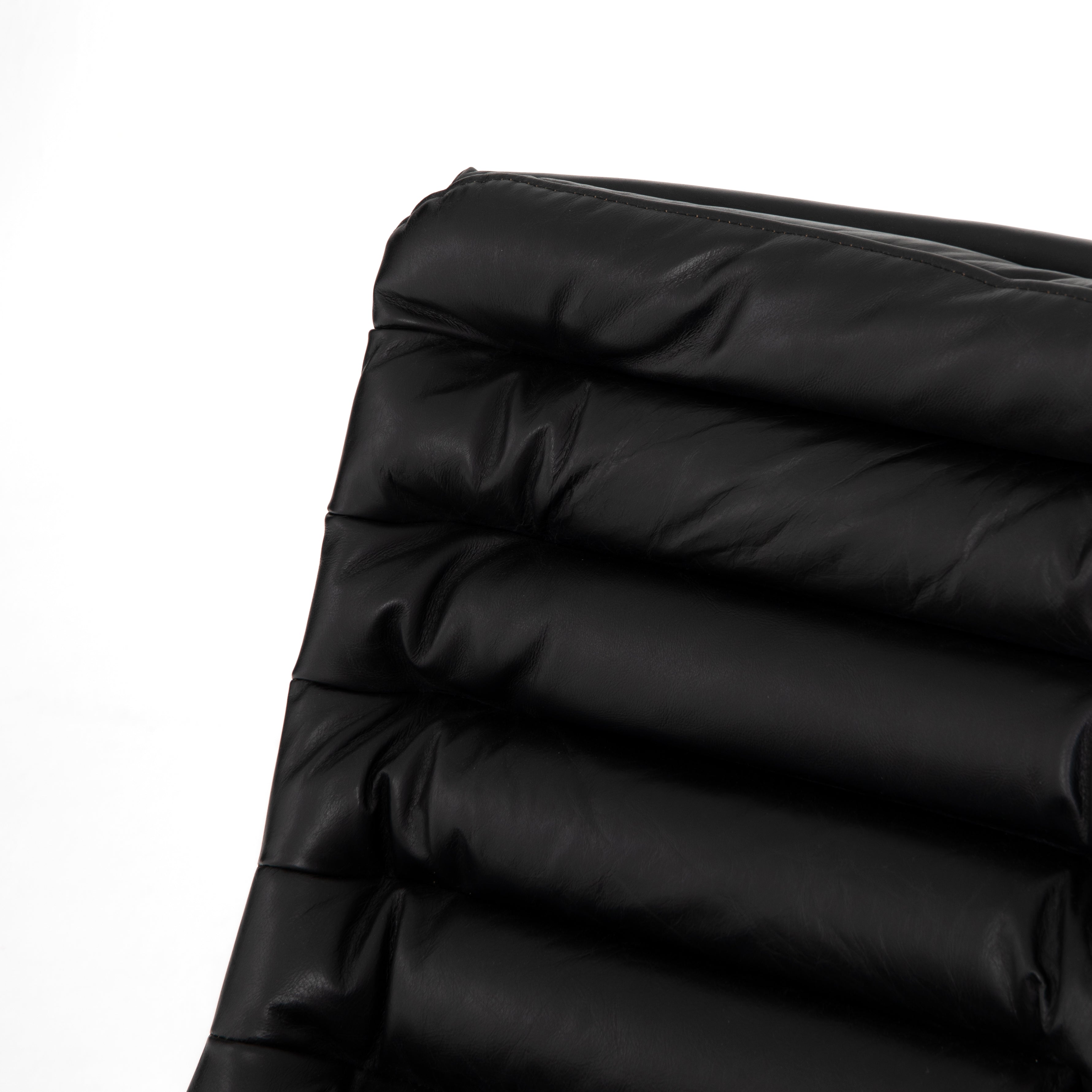 Featuring Malibu Desk Chair - Rider Black by Four Hands at Amethyst Home. Paired back and fashion-forward, this minimalist Malibu Desk Chair in black top-grain leather offers maximum comfort. Inspired by workspaces of the ‘50s and ‘60s. Stainless steel casters make for stylish ease in the workplace. Height not adjustable.
Overall Dimensions: 20.75"W x 26.25".  Amethyst Home provides interior design, new home construction design consulting, vintage area rugs, and lighting in the Seattle metro area.