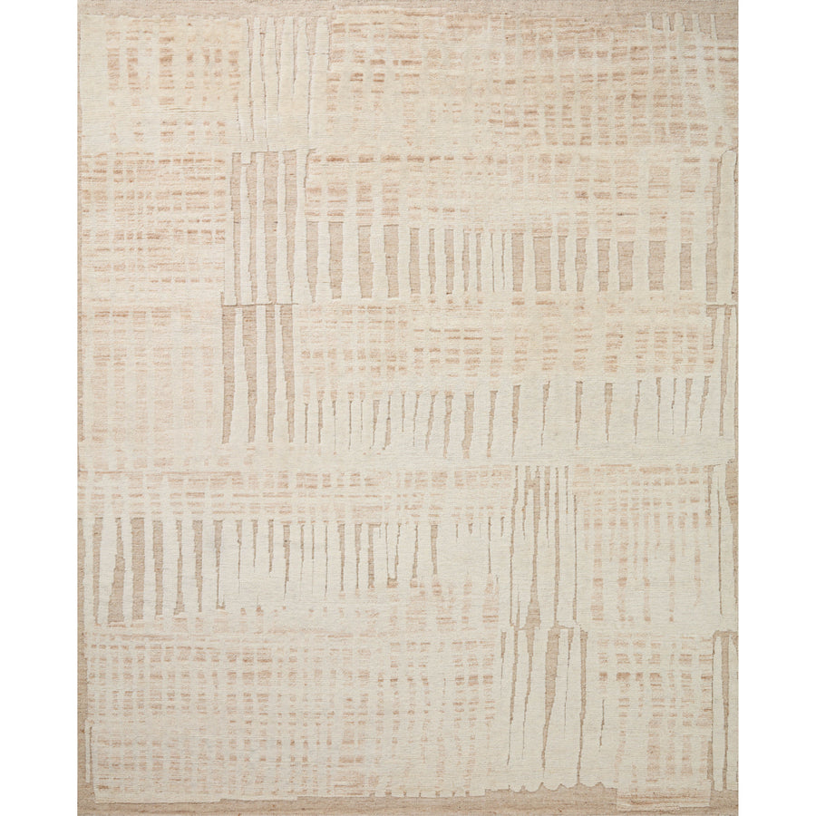 Carrier & Company x Loloi Moore Blush / Tapis noué à la main ivoire