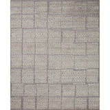 The Moore Collection for Carrier and Company x Loloi is a sophisticated area rug with a subtle interplay of higher, lighter tone pile above a deeper-toned base pile. Abstract geometric patterns in airy, neutral palettes create a sense of freshness and textured dimension that the design firm is known for, especially against the rug’s striped base. AmethystHome provides interior design, new construction, custom furniture, and rugs for Austin metro area