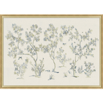 The Chinoiserie Forest 1 art piece is a chic addition to your space. The Decorative floral art view brings a sense of peace and comfort to any room. Amethyst Home provides interior design services, furniture, rugs, and lighting in the Kansas City metro area.
