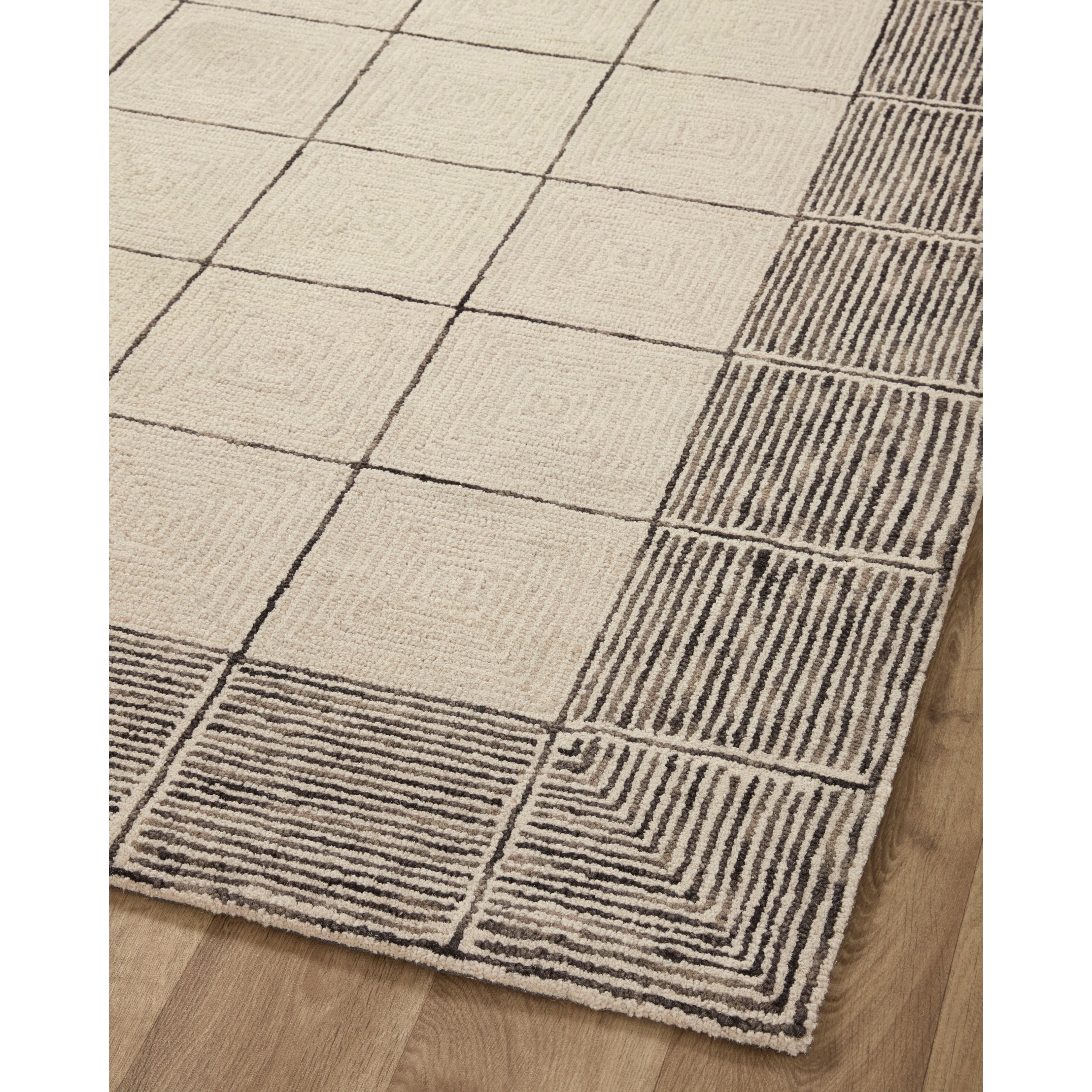 Featuring Chris Loves Julia x Loloi Francis Cream / Black Rug by Loloi at Amethyst Home. The unboring neutral. Picture perfect — we love the way this rug frames your furnishings.
It’s no coincidence that the pattern of the Francis Cream / Black rug for Chris Loves Julia x Loloi may remind you of tilework—it’s based on favorite flooring patterns of the couple, from tilework to parquet floorin. Amethyst Home provides interior design services, furniture, rugs, and lighting in the Cheyenne metro area.