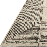 Featuring Chris Loves Julia x Loloi Francis Cream / Black Rug by Loloi at Amethyst Home. The unboring neutral. Picture perfect — we love the way this rug frames your furnishings.
It’s no coincidence that the pattern of the Francis Cream / Black rug for Chris Loves Julia x Loloi may remind you of tilework—it’s based on favorite flooring patterns of the couple, from tilework to parquet floor. Amethyst Home provides interior design services, furniture, rugs, and lighting in the Des Moines metro area.