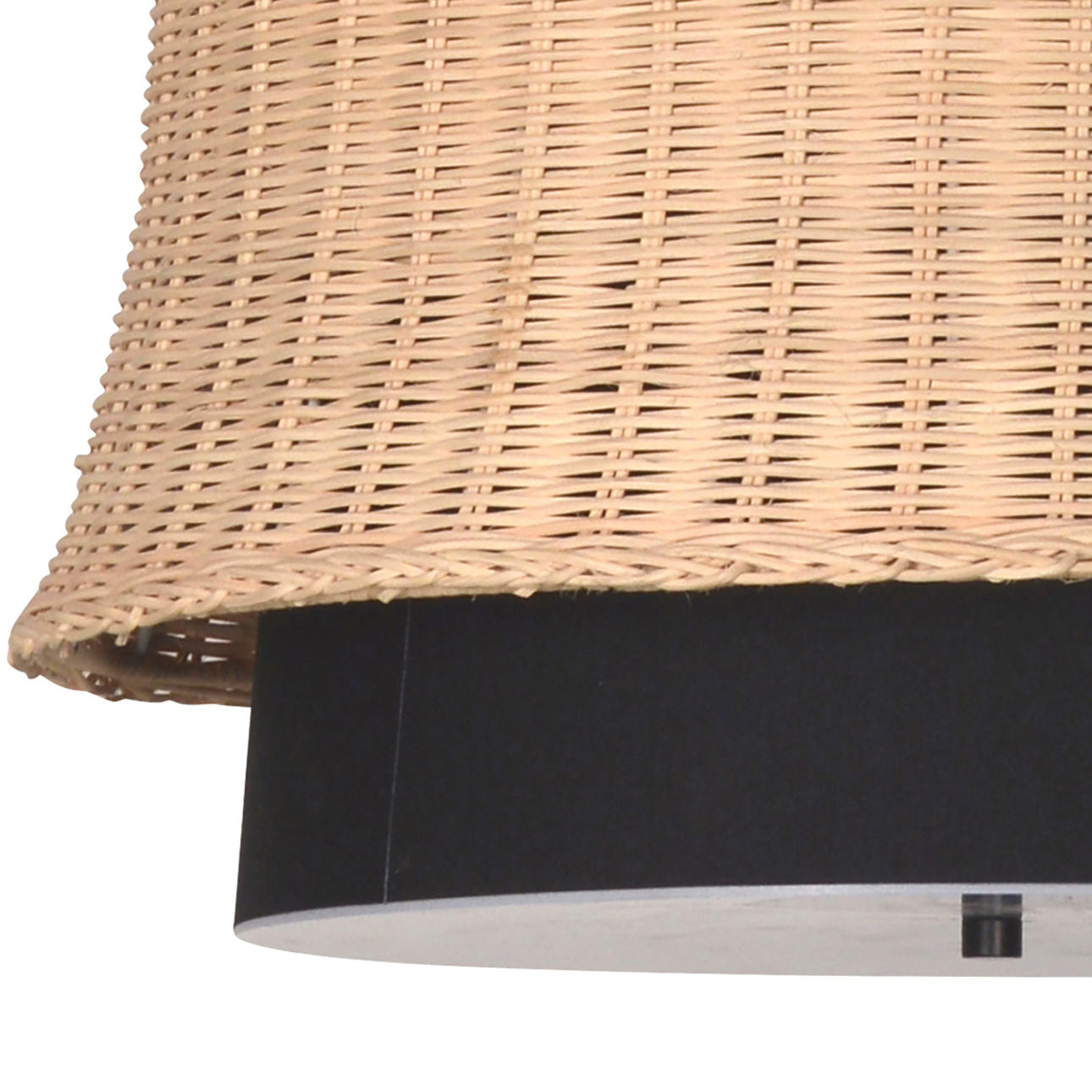 Made of fabric and beautifully natural woven rattan, the Chrisley Pendant Light is a wonderfully modern and airy fixture to hang above your kitchen island or bedroom nightstands. Amethyst Home provides interior design services, furniture, rugs, and lighting in the Chicago metro area.