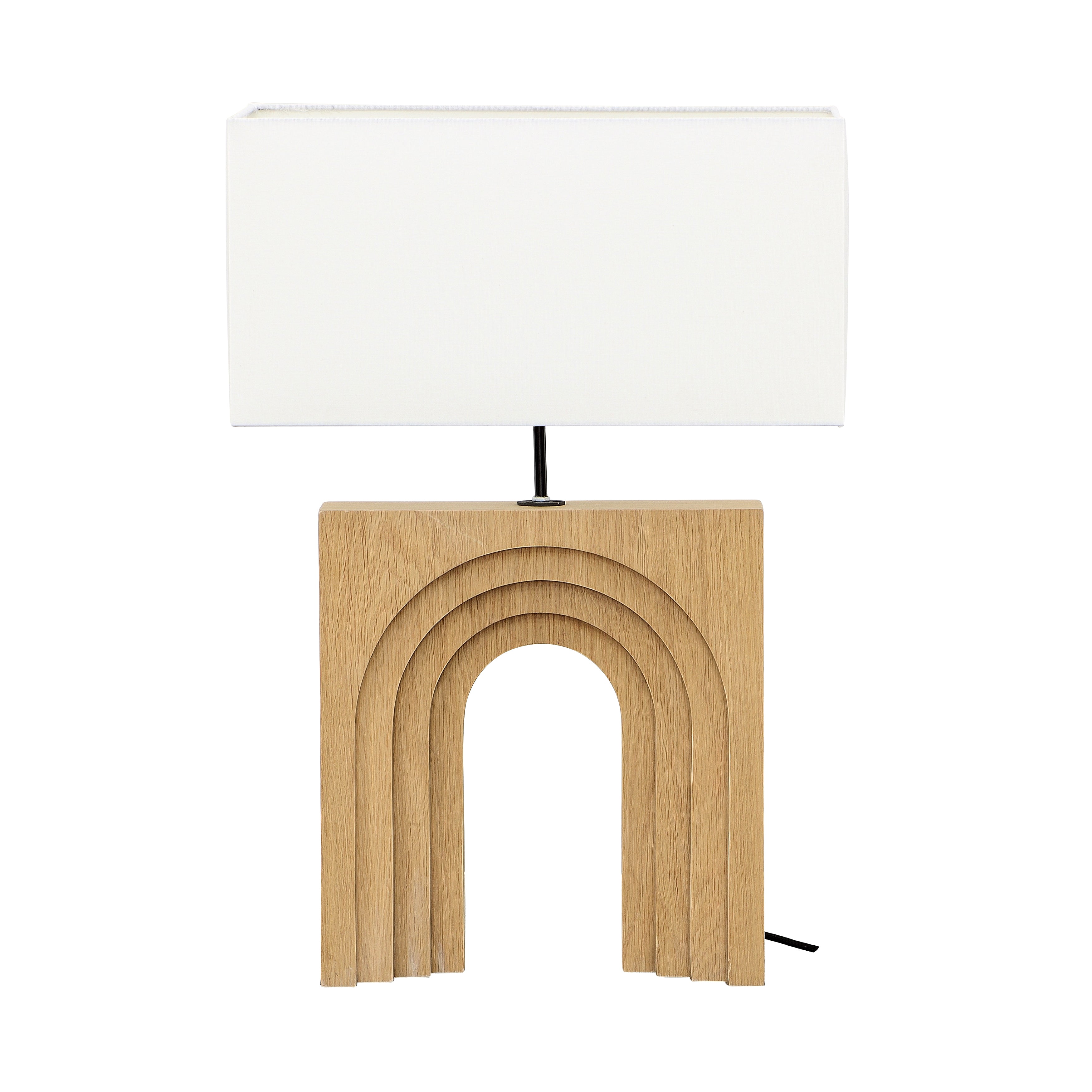 Create a calming ambiance with this modern art-inspired table lamp, displaying an ultimate combination of style and warmth for your interior space. Amethyst Home provides interior design, new home construction design consulting, vintage area rugs, and lighting in the Dallas metro area.