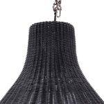Crafted from a resin weave rattan in a stunning black finish, this 22” high and 18” wide pendant light adds inviting style and softly diffused ambiance to any room. It works well grouped above a dining table, on its own in a reading nook, or anywhere you want a relaxed touch. The perfect option for a warm and relaxed ambiance.Depth : 18 in Amethyst Home provides interior design, new home construction design consulting, vintage area rugs, and lighting in the Nashville metro area.