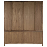 Featuring Capistrano Cabinet by Dovetail at Amethyst Home. Bring stylish storage into your home with the stunning Capistrano Cabinet. Crafted with premium quality materials, this attractive cabinet will provide ample room for organizing your favorite items.
Depth : 18 inFinish : Light Warm Wash FinishHeight : 90 inMaterial : Reclaimed Pine WoodVolume : 73 . Amethyst Home provides interior design, new home construction design consulting, vintage area rugs, and lighting in the Alpharetta metro area.