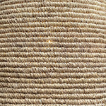 Bring exotic texture and warm light to modern spaces with this pendant light. This bell-shaped pendant light is made from natural-hued woven seagrass for an airy, coastal-inspired design. Light seeps through the weave for a gentle all-around ambiance as well as bright downlight.Depth : 20.5 in Amethyst Home provides interior design, new home construction design consulting, vintage area rugs, and lighting in the Kansas City metro area.