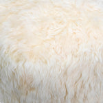 A classic accent piece designed with style and function in mind. This 16x16” Pouf can be used as an extra seat or ottoman to rest up your feet. Crafted from genuine sheep fur for an over-the-top luxurious touch. Featuring a natural white color that blends well with a variety of decor schemes in your home.Depth : 16 in Amethyst Home provides interior design, new home construction design consulting, vintage area rugs, and lighting in the Austin metro area.