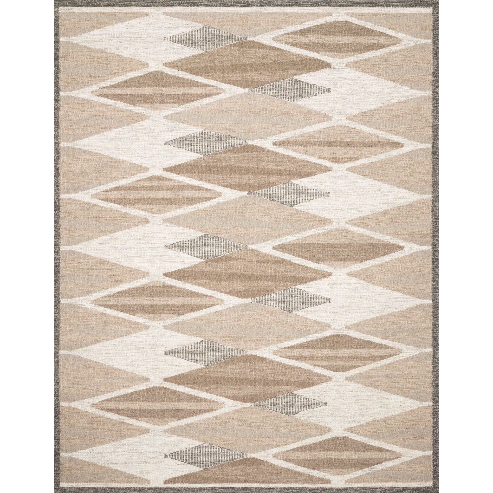 Evelina Taupe/Bark Rug - Amethyst Home Hand-woven in India with a luxurious blend of wool, cotton, viscose, viscose from bamboo, chenille, acrylic and linen, this calming collection of contemporary neutral tones will add balance and warmth to any space.