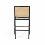 We love the retro look the cane brings to this Antonia Ebony Cane Bar + Counter Stool. A stunning piece to complete a retro aesthetic in any kitchen or bar area. 